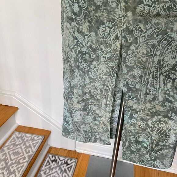 Dress Barn Y2K 90s batik midi dress - Picture 6 of 10